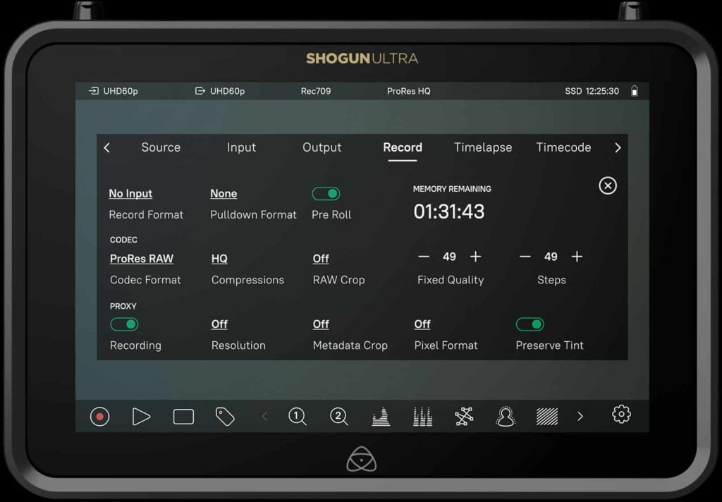 Atomos Shogun Ultra OS