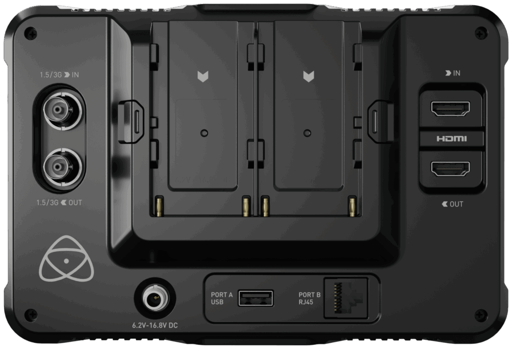 Shinobi 7 monitor back view