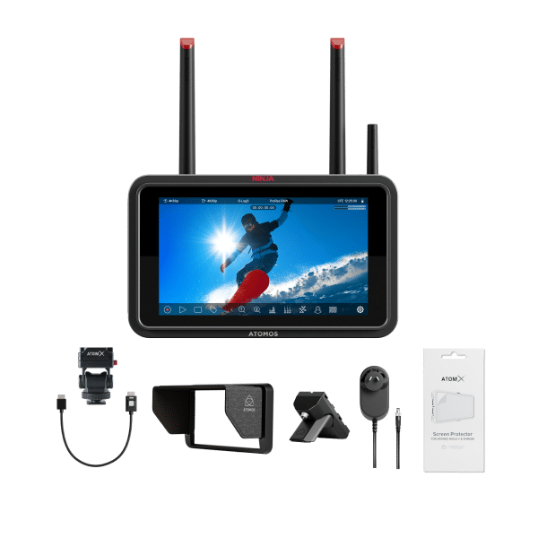 Ninja TX 5″ Monitor-Recorder + Creator Accessory Kit