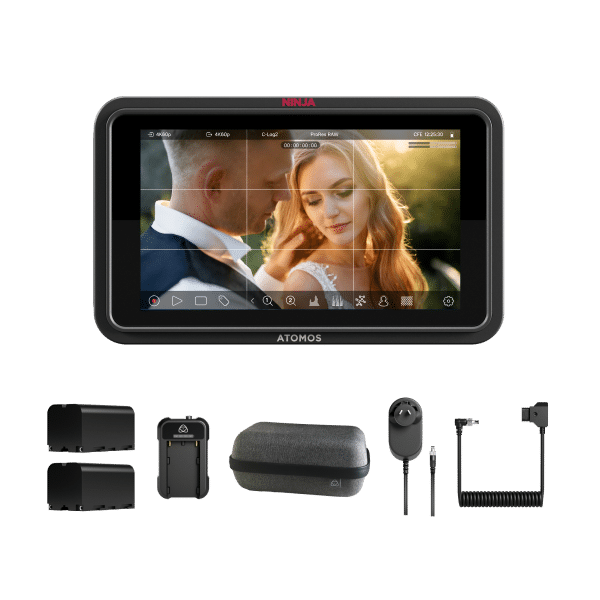 Ninja TX GO 5″ Monitor-Recorder + Power Kit